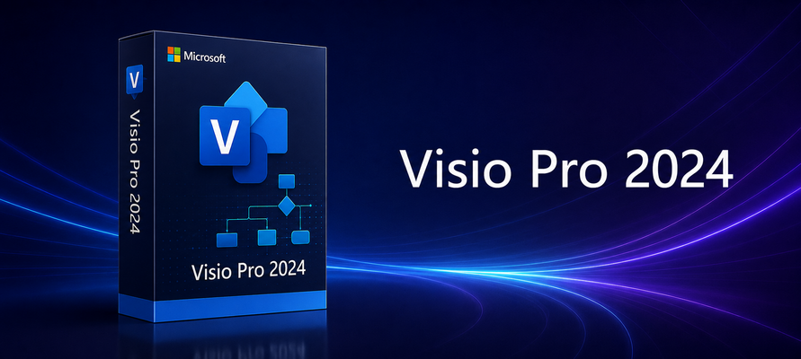 Instalace Visio Pro 2024 z nabídky WinKey.cz