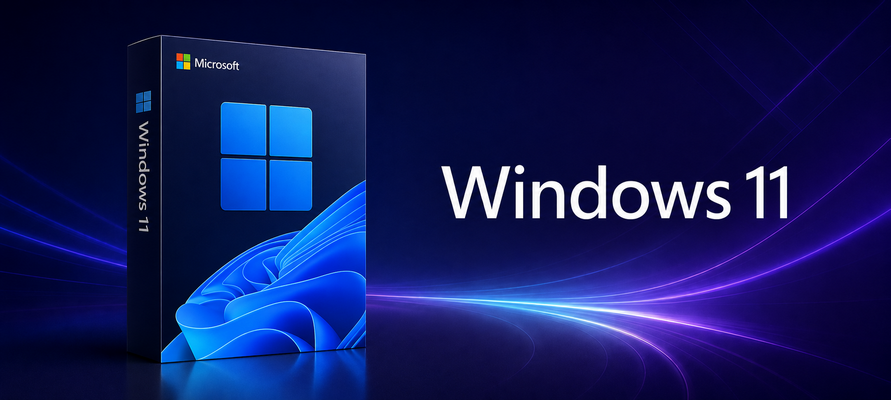 Krabicové balení Windows 11 Pro z nabídky WinKey.cz